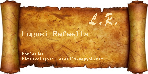 Lugosi Rafaella névjegykártya